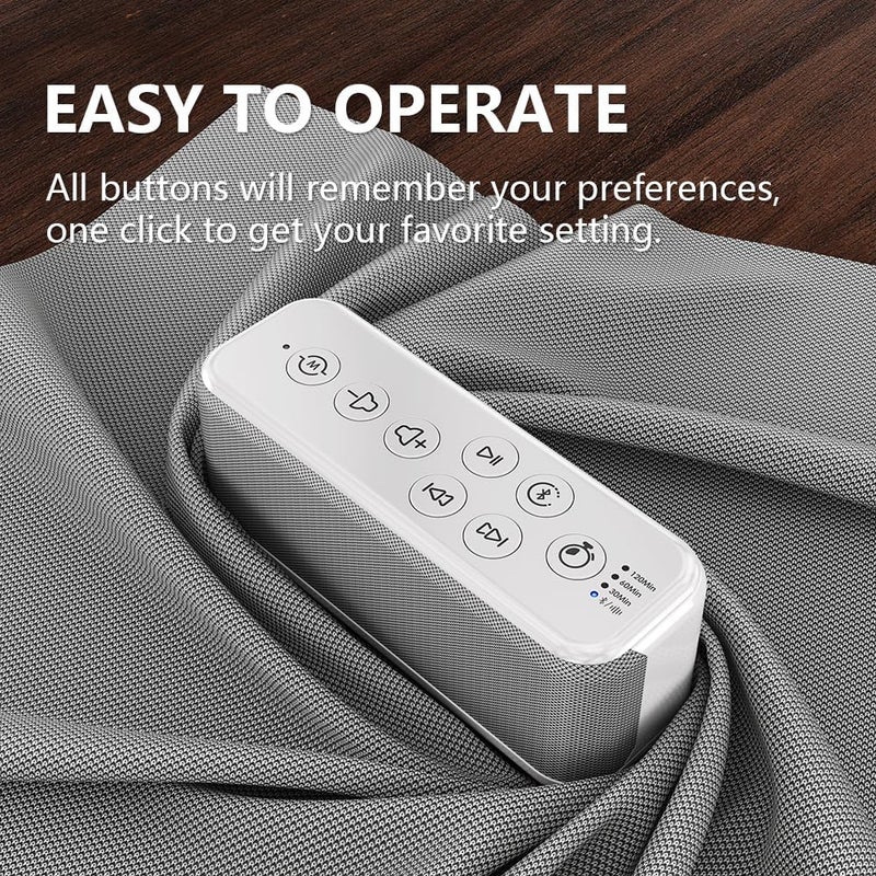 OnLyee White Noise Sound Machine with Bluetooth Speaker, 15 Soothing Sounds, Office Privacy & Noise Canceling, 3000mAh Rechargeable Battery, Auto-Off Timer & 8-Level Volume– Ideal for Baby - Image 5